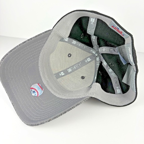 Miami Marlins New Era 39Thirty Gray Black Team Classic MLB‎ Cap Hat Unisex M/L - Picture 6 of 8